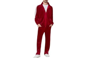 Ragelion Mens Tracksuit 2 Piece Velour Sweatsuit for Men Casual Full Zip Jogging Suit Jacket Pants Set