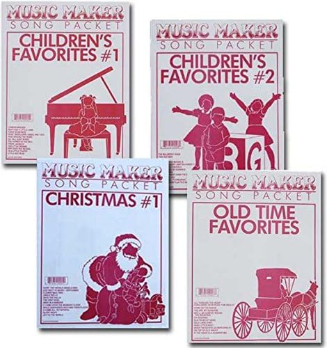 Lap Harp Music, Song Sheets for the Zither, Music Maker- Set of 48 songs