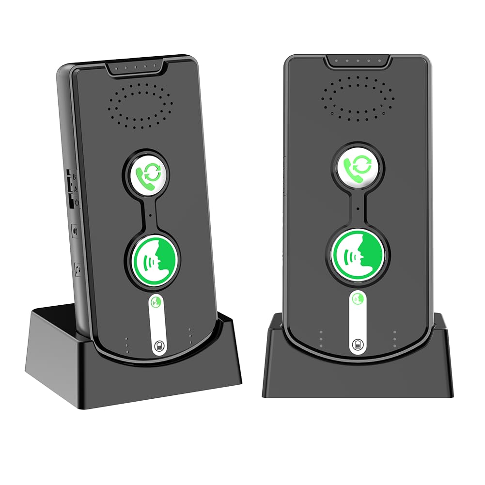 Photo 1 of 2 Way Intercoms Wireless for Home Office,Portable Room to Room Long Range Intercom System with Charging Base,30 Days Long Standby Time 5 Level Volume Adjustment, Expand to 5 Intercoms (2025 Upgraded)