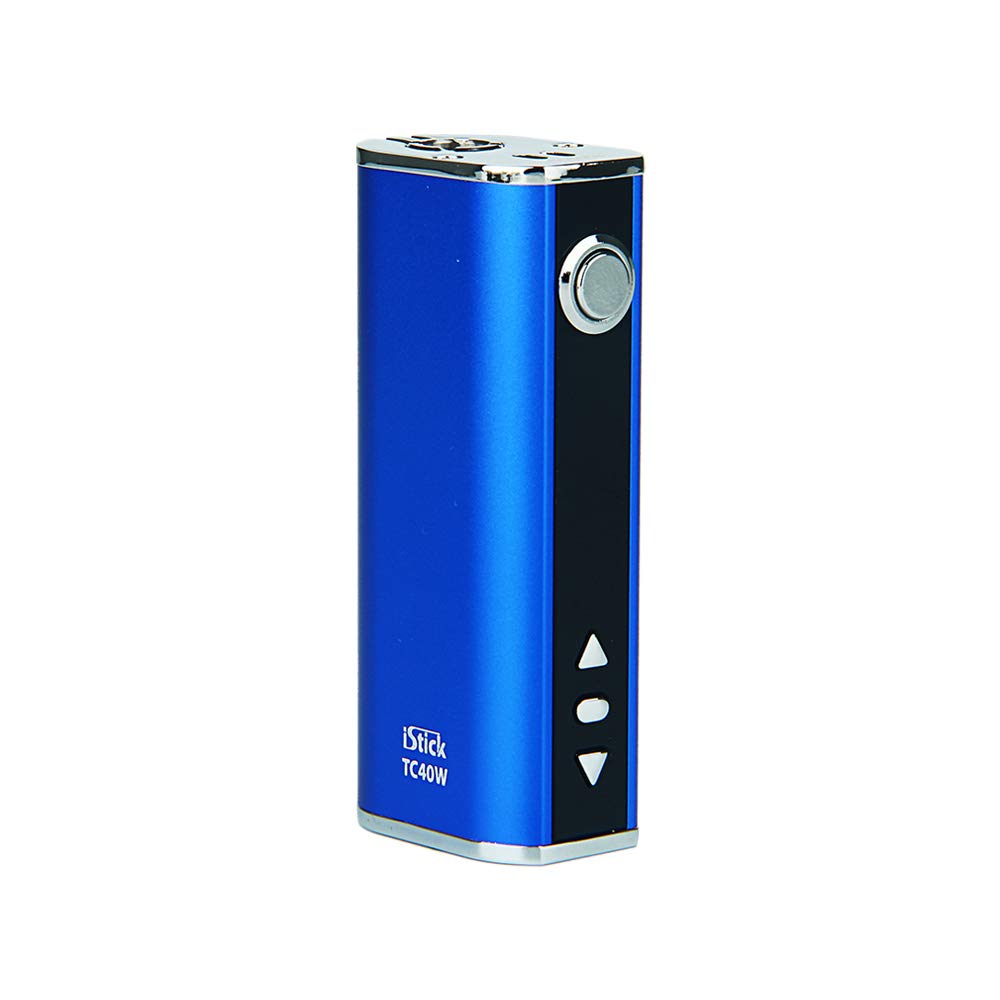 Genuine Eleaf iStick 40W TC Temperature Controlled Box Mod, No e Liquid, No Nicotine (Blue)