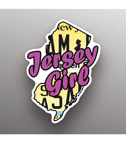 Amazon.com - Right Now Decals Jersey Girl - New Jersey Girly