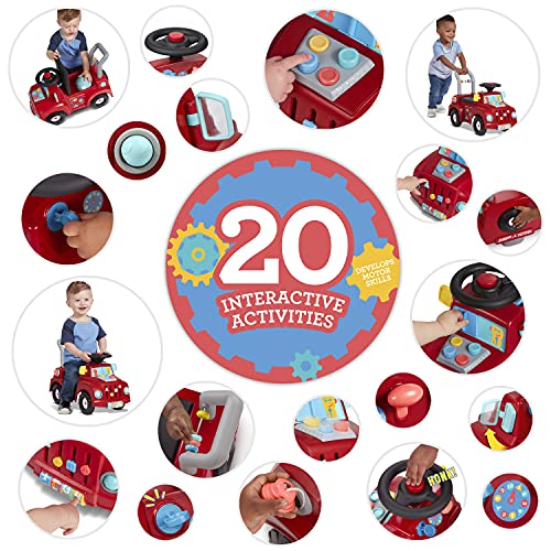 Radio Flyer Tinker Truck With Lights & Sounds, Toddler Ride On Toy, For