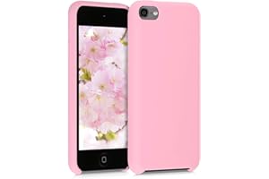 kwmobile TPU Silicone Case Compatible with Apple iPod Touch 6G / 7G (6th and 7th Generation) - Case Soft Flexible Protective Cover - Light Pink