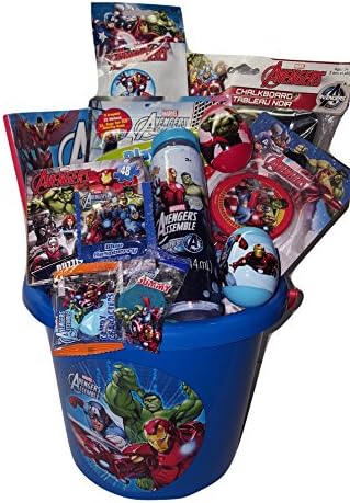 Marvel Avengers Theme Activity Bundle Gift Set With Avenger Bucket