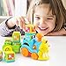 Gizmovine Learning Toys for 2 Year olds , Toddler Boy Train Toys Educational Toys Music Train Set Great Preschool Learning Toys with Letter Block Set Autism Toys for 2, 3, 4, 5, 6 Year Old