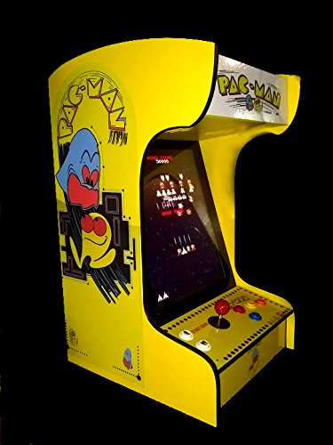 Retro Arcade Machine with 60 Games -Tabletop/Bartop - All The Classics - Perfect for Man Caves, Bars and Game Rooms! (Yellow) - Thumbnail 2