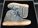 Mens Boost High-Top Glow Grey/Black/Brown Suede Fashion Sneakers