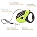 LATITOP Heavy Duty Retractable Dog Leash Adjustable With Break And Lock Button- 16 Ft Sturdy Nylon Ribbon, Tangle Free, Suitable For Small, Medium And Large Dogs Up To 110 Lbs