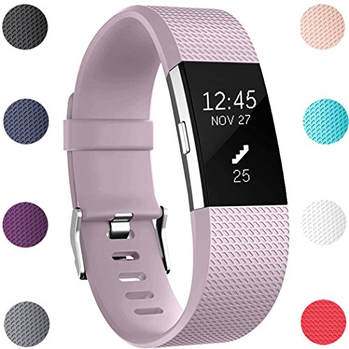 GEAK Fitbit Charge 2 Replacement Bands,Large,Lavender