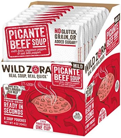 Wild Zora - Picante Beef - Real Soup, Real Quick (8-pack)