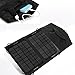 Poweradd 7W Solar Charger Portable Foldable Solar Panel Charger for Samsung Galaxy S6 Edge Plus S5 S4 Note 5 Note 4 Note 3, LG G4 G3, HTC One M9/M8, GPS, Gopro Camera, Bluetooth Speaker and More