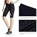 baleaf Womens Cycling Biker Shorts, Padded Bicycle Biking Spin Biker Shorts Padding UPF50+, Small, 03-Black-no Pocket