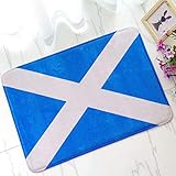 YQ Park Scottish Flag Door Mat Machine Washable