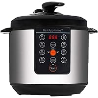 Electric Pressure Cooker 6 Qt Rice Cooke Slow Cooker,Multi-Use Programmable For Slow Cook,Saute,Rice Cooker,Yogurt…