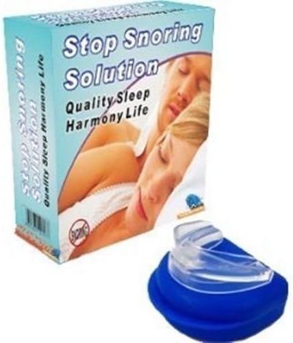 Sleeping Mouth Guard - Snoring Aid - No Snore Mouth Piece - Snore Stopping Mouth Guard - No Grinding Teeth - Anti Snoring Device - Antibacterial Case - Bruxism Mouthpiece with Guard - Improve Sleeping