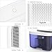 hysure Dehumidifier,2000ml Compact Deshumidificador 1200 Cubic Feet(215 sq ft) Quiet Room Dehumidifier, Portable Dehumidifier Bathroom Dehumidifier for Dorm Room, Baby Room, Home (White)