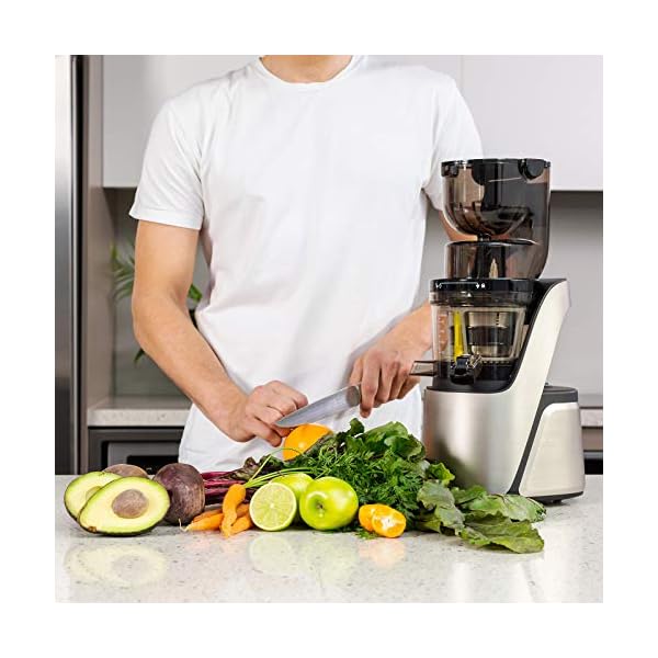BioChef-Quantum-Whole-Slow-Juicer-Wide-Mouth-Slow-Masticating-Juicer-for-Whole-Fruit-and-Vegetables-Cold-Press-Juicer-Machine-with-Commercial-Motor-4-Juicing-Strainers-37-RPM-for-Max-Nutrients BioChef Quantum Whole Slow Juicer - Wide Mouth Slow Masticating Juicer for Whole Fruit and Vegetables | Cold Press…