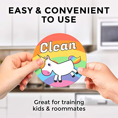 Large Dishwasher Clean Dirty Sign Funny Design Large