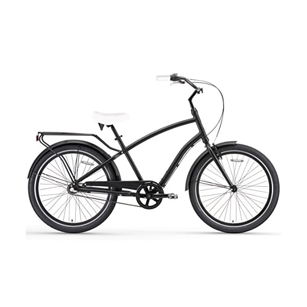 sixthreezero EVRYjourney Men’s Hybrid Alloy Beach Cruiser Bicycle OR eBike 250W and 500W