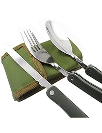BestDealGift Compact Foldable Cutlery Utensil Set
