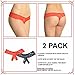 Angelina Women's Open-Crotch Thongs with Floral Lace Design (2-Pack), G3251_S