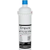 EMPURA 10" Carbon Filter Cartridge | Scale Inhibitor Sediment Reduction Water Filtration System Replacement for Restaurants Buffet, 0.5 Micron, 7"W x 7"D x 21"H, NSF (Compatible: E-FILTER-800 Model)