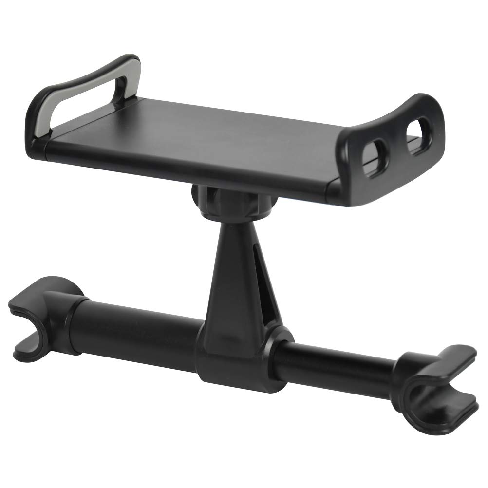 SOAKUP Auto Handyhalter Tablet Handyhalterung, Tablet Halter Auto Rücksitz Halterung drehbar Autositz Zubehör für alle 16,4-30 cm Tablets, kompatible Auto-Rücksitz-Halterung - Schwarz…