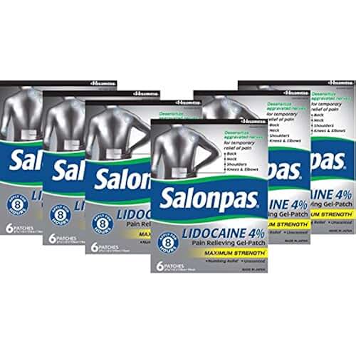 Amazon.com: 4 lidocaine patch