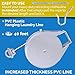 Retractable Clothesline for Indoor/Outdoor Use - 40ft - Heavy Duty Line Won't Stretch or Break - for Hanging Laundry in The Kitchen, Bathroom, Shower, Balcony, Backyard - Wall Mounted Clothes Dryer
