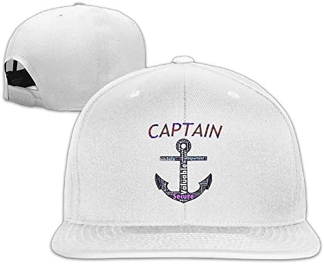 YLSD Sailing Embroidered CaptainCLASSIC Men Women Baseball Adjustable Cap Snapback Ash
