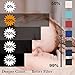 Room Darkening Curtains for Living Room/Dining Room - Curtains 84 inches Long Easy Care Solid Window Treatment Thermal Insulated Grommet Curtains/Drapes (2 Panels, Pure White)