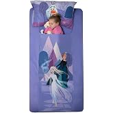 Disney's Frozen Kids Bedding Super Soft Compression Snuggle (TM) Sheets, Twin, (Official Disney Product) By Franco