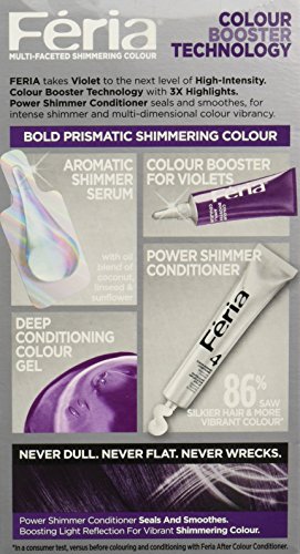 L’OREAL PARIS HAIR COLOR FERIA MULTI-FACETED SHIMMERING COLOR, POWER MIDNIGHT VIOLET