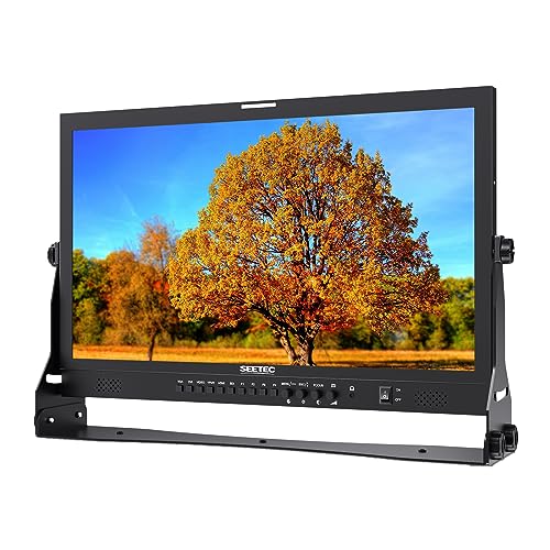 SEETEC P238-9HSD 23.8 inch Production Broadcast Director LCD Monitor with 3-Color Tally Light IPS Full HD 1920x1080 3G-SDI 4K HDMI Input Output