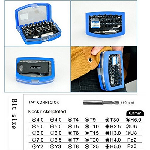 Wchaoen JM-6099 31 in 1 Multifunktions-Schraubendreher-Satz Kit Werkzeuge Pneumatische Elektrowerkzeuge Werkzeugzubehör – Bild 8