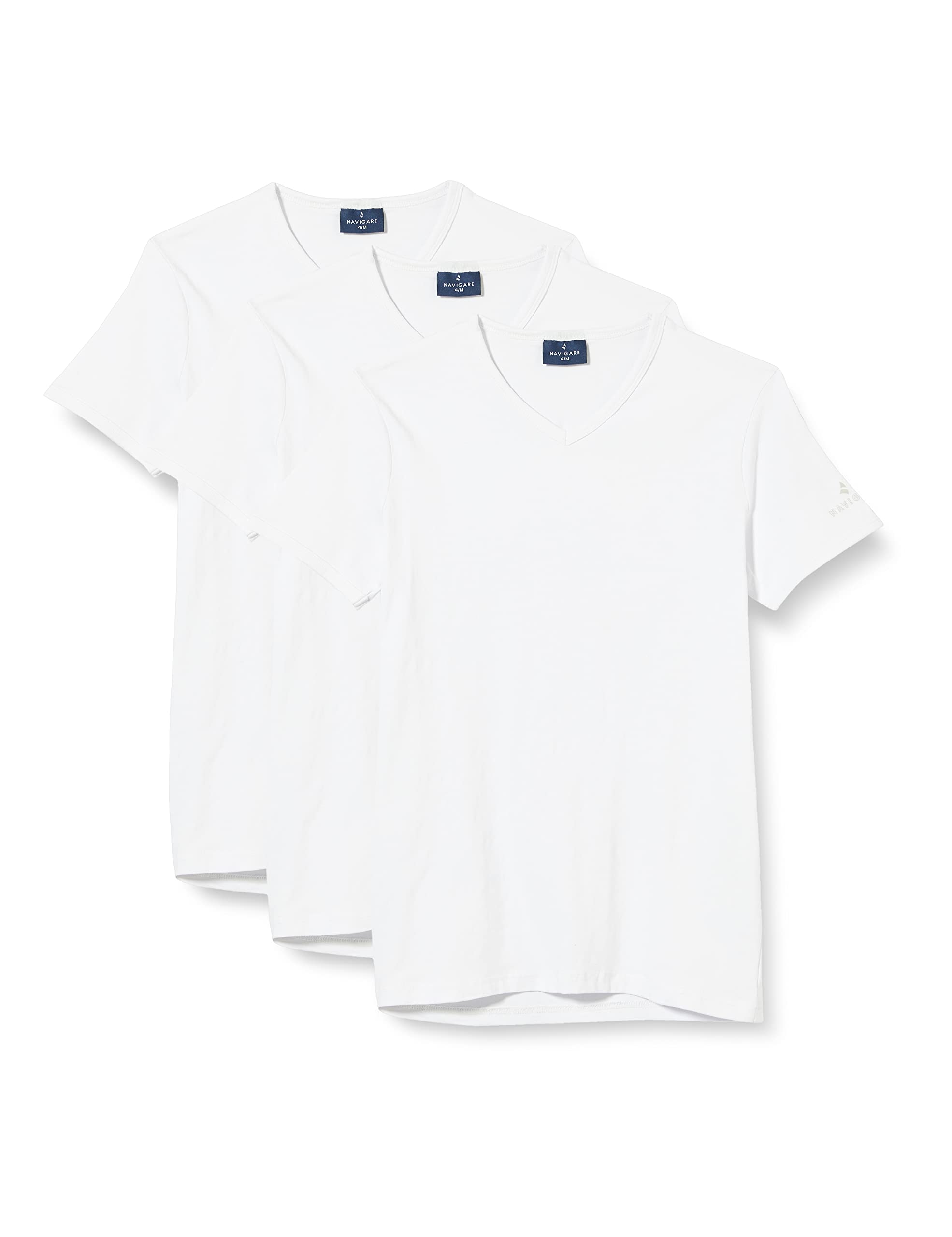 Navigare Men's 571 Sports Underwear (Pack of 3), White, Medium