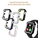 For Apple Watch Case Series 3, BEPARTNER 42mm Apple Watch 3 Protective Case, Rugged TPU Sport Bumper Accessories Screen Protector Cover For iapple Watch Series 3 / 2 / 1 ( Black/Grey)
