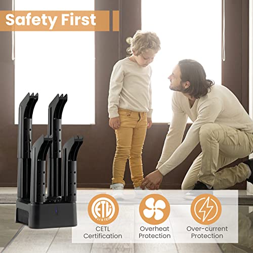 COSTWAY Boot Dryer, Boot Dryers and Deodorizer with 180 Mins Timer