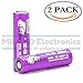 2x Imren 3000MAH 20/40A IMR 18650 3.7V FT New Purple Version Flat Top High Drain Batteries