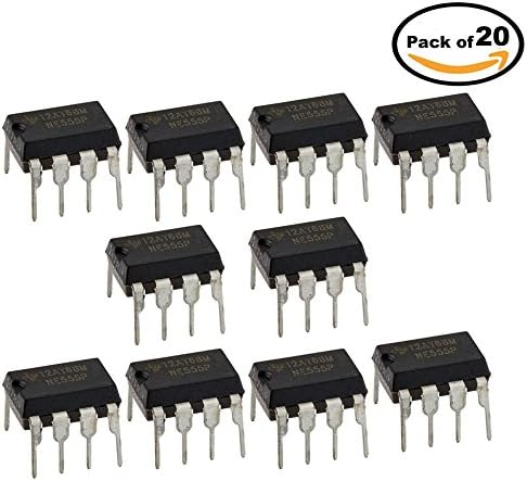 Texas Instruments NE555N NE555 NE555P General Purpose Single Bipolar Timer DIP8 20 Pack
