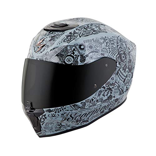Scorpion EXO-R420 Full-Face Helmet Shake White