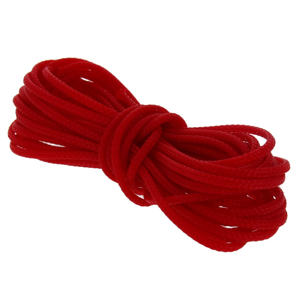 Othmro 1pc Cable Management Sleeve, Braided Cable Tidy Red, 5m Cable Organizers Cable Protector Wire Tidy for TV/PC USB Cable, Width 3mm