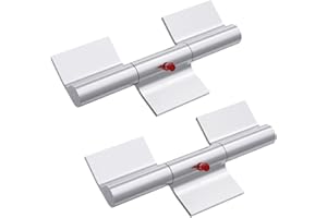 WKZO 9 Inch Aluminum Hinge Greaseable Weld on Door Hinge Ramp Gate Fit for Trailer Truck - 2 Pack