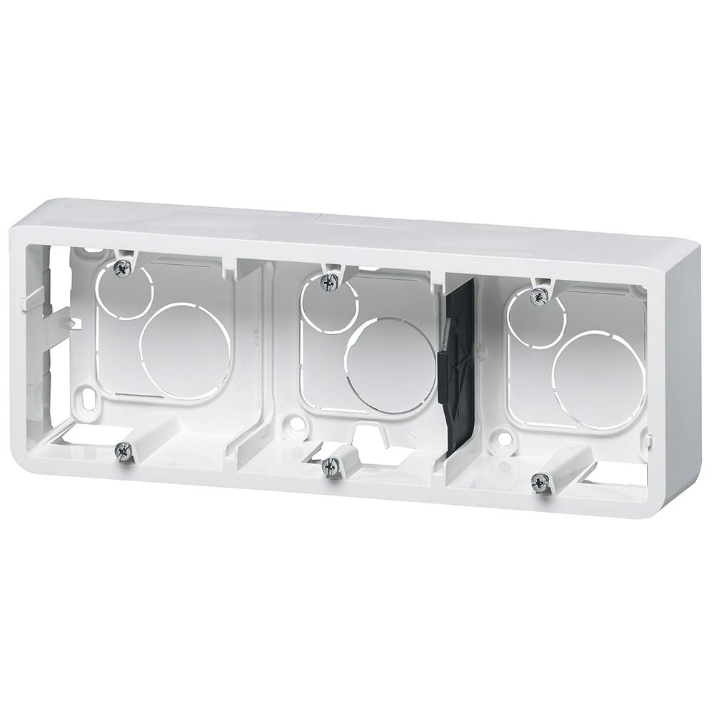 Legrand Mosaic LEG80286 Switch/Socket Frame with 6 Modules for Horizontal Mounting Depth 40 mm
