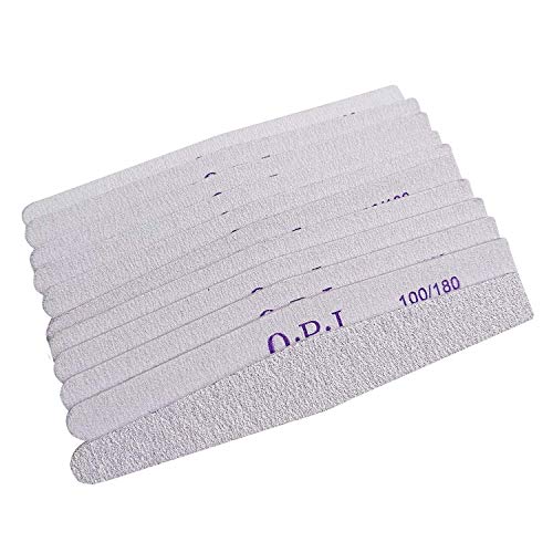 BallHull 25PCS Nail Files Double Sided Emery Board Grit 100 180 Grit Nail File apply Manicure Pedicure.