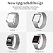 CRODI Compatible Fitbit Blaze Bands New Metal Frame, Stainless Steel Magnetic Milanese Replacement Band Fit bit Blaze Women Men