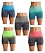 Homma Women's Seamless Compression Ombre Yoga Shorts Running Shorts Slim Fit