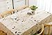 LEEVAN Heavy Weight Vinyl Rectangle Table Cover Wipe Clean PVC Tablecloth Oil-Proof/Waterproof Stain-Resistant- 54 x 78 Inch (Autumn Leaves)