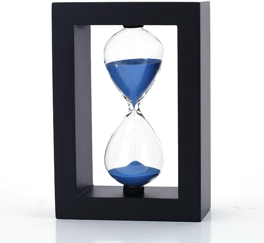 Wood Frame Hourglass Sand Timer 25 Minutes