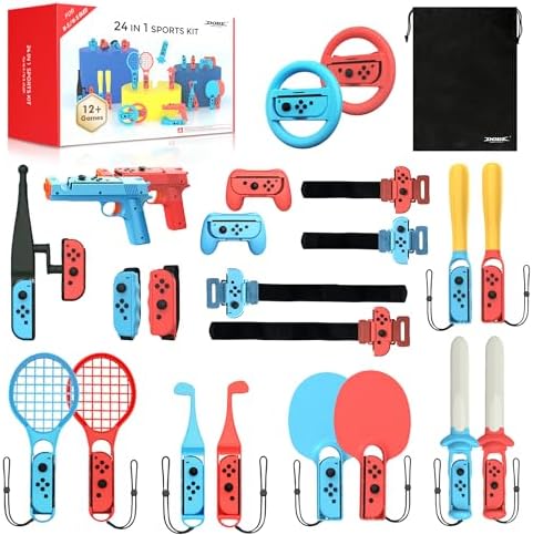 Amazon.com: Dobe - 30 in 1 Switch Sports Accessories Bundle for